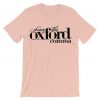 Oxford Comma pink t shirts