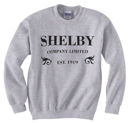 Shelby Company grey sweatshirts