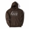 When Hate is Loud Brwon Hoodie