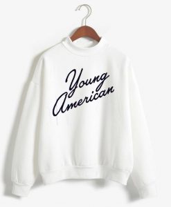 Young American White Sweatshirts