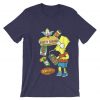 the Simpson Bart Junk Food Purple T Shirt