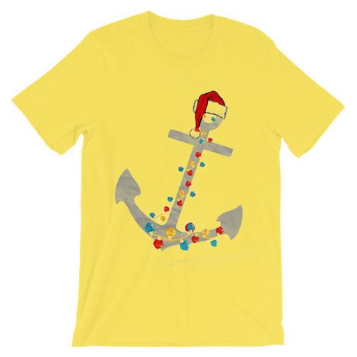 Captain Christmas Anchor YellowTshirts