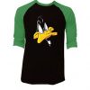 Darkwing Duck Black Green Sleeves Raglan Tshirts