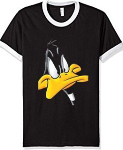 Darkwing Duck Black Ringer White T shirts