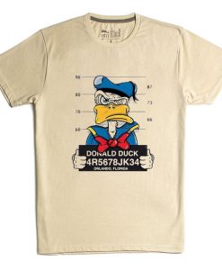 Donald Duck Jailed Cream Tees