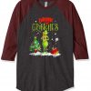 Drink Up Grinches Grey Brown Sleeves Raglan Tshirts