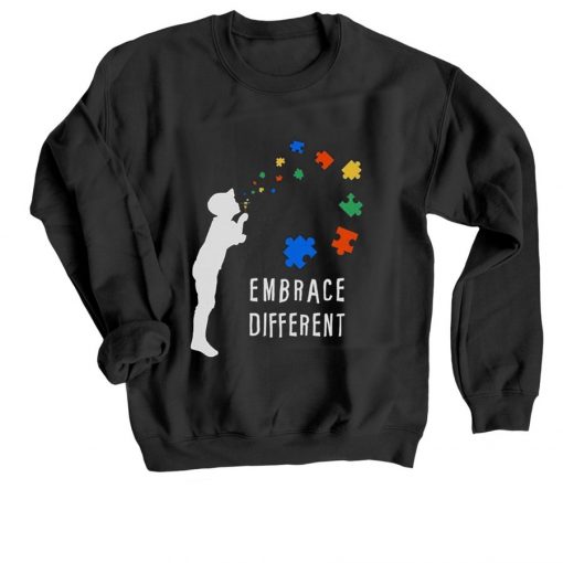 Embarace Different Black Sweatshirts