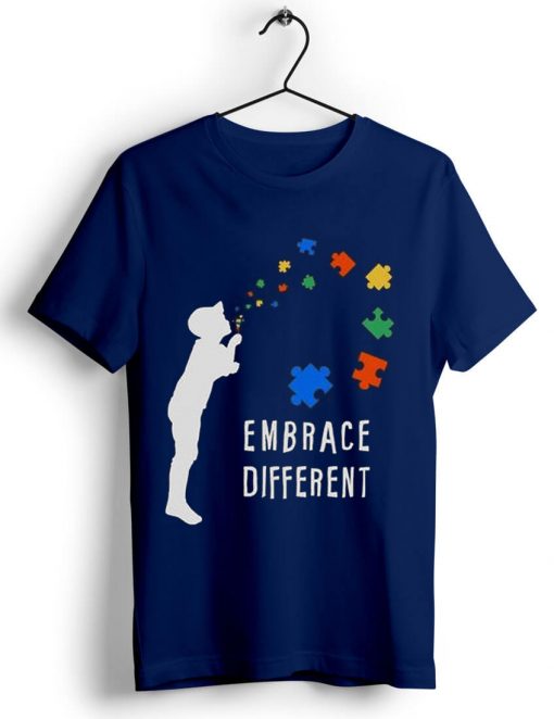 Embarace Different Blue NavyTshirts