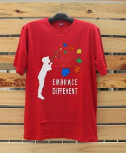 Embarace Different Red Tshirts
