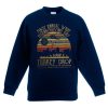 First Annual WKRP FunnyThanksgiving Blue Navy Sweatshirts