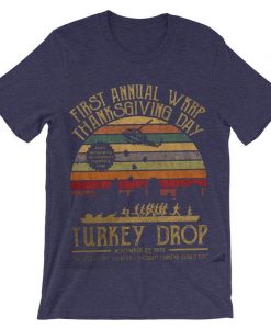 First Annual WKRP FunnyThanksgiving Purple T-shirt