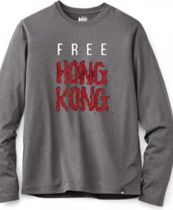 Free Hong Kong Shoft Grey sweatshirts