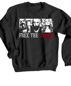 Free the Three Black Sweatshirts