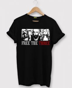 Free the Three Black Tshirts