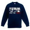 Free the Three Blue Navy Sweatshirts