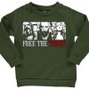 Free the Three Green Army Sweatshirts
