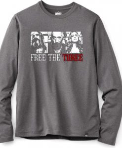 Free the Three Grey Sweatshirts
