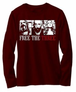Free the Three Maroon sweatshirts