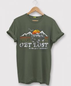 Get Lost Green T shirts