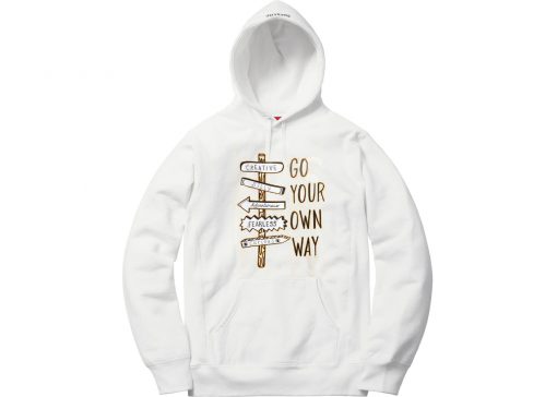 Go Your Own Way White Hoodie