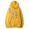 Go Your Own Way Yellow Hoodie