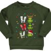 Ho Ho Ho Merry The Grinch Christmast Green Army Sweatshirts