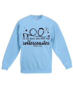 Jonas Brothers Roller Coaster Blue Aqua Sweatshirts
