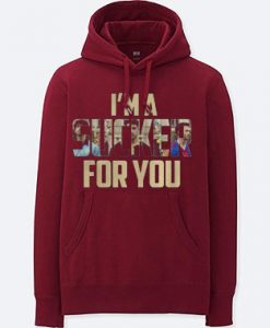 Jonas Brothers i’m a sucker for you Maroon Hoodie