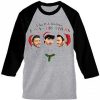 Like It's Christmas Jonas Brothers Grey Black sleeves raglan Tshirts