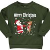 Merry Chirstmas Green Army Sweatshirts