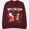 Merry Chirstmas Maroon Sweatshirts