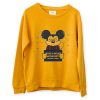 Mickey Mouse Jailed Yellow Sweatshirts