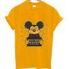 Mickey Mouse Jailed Yellow Tees
