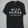 NICU Nurse Black Tshirts