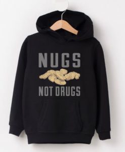 Nugs Not Drugs Black Hoodie