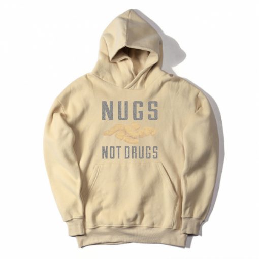 Nugs Not Drugs Cream Hoodie