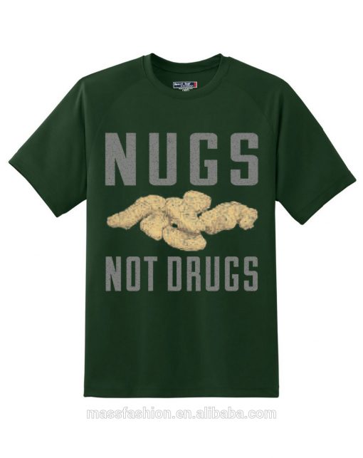 Nugs Not Drugs Green Tshirts