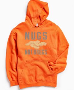 Nugs Not Drugs Orange Hoodie