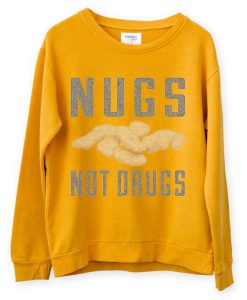 Nugs Not Drugs Yellow Sweatshirts
