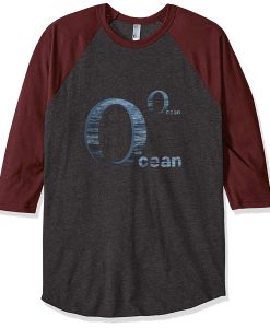 Ocean Grey Brown Sleeves Raglan T shirts