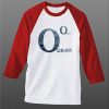 Ocean White Red Sleeves Raglan T-Shirt