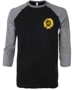 Sunflower Black Grey Raglan Tshirts