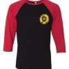 Sunflower Black Red Raglan Tshirts