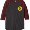 Sunflower Grey Brown Raglan Tshirts