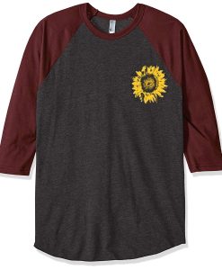 Sunflower Grey Brown Raglan Tshirts