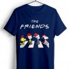 The Christmas Peanuts The Friends Blue Navy Tshirts