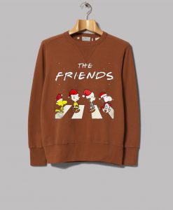 The Christmas Peanuts The Friends Brown Sweatshirts