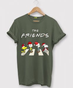 The Christmas Peanuts The Friends Green Army Tees