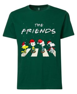The Christmas Peanuts The Friends Green Tees
