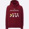 The Christmas Peanuts The Friends Maroon Hoodie